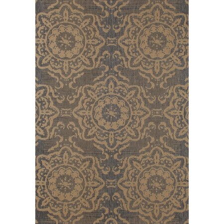 Standalone 3 x 4 ft. Plymouth Collection Refreshing Flat Woven Indoor & Outdoor Area Rug, Gray ST2439864